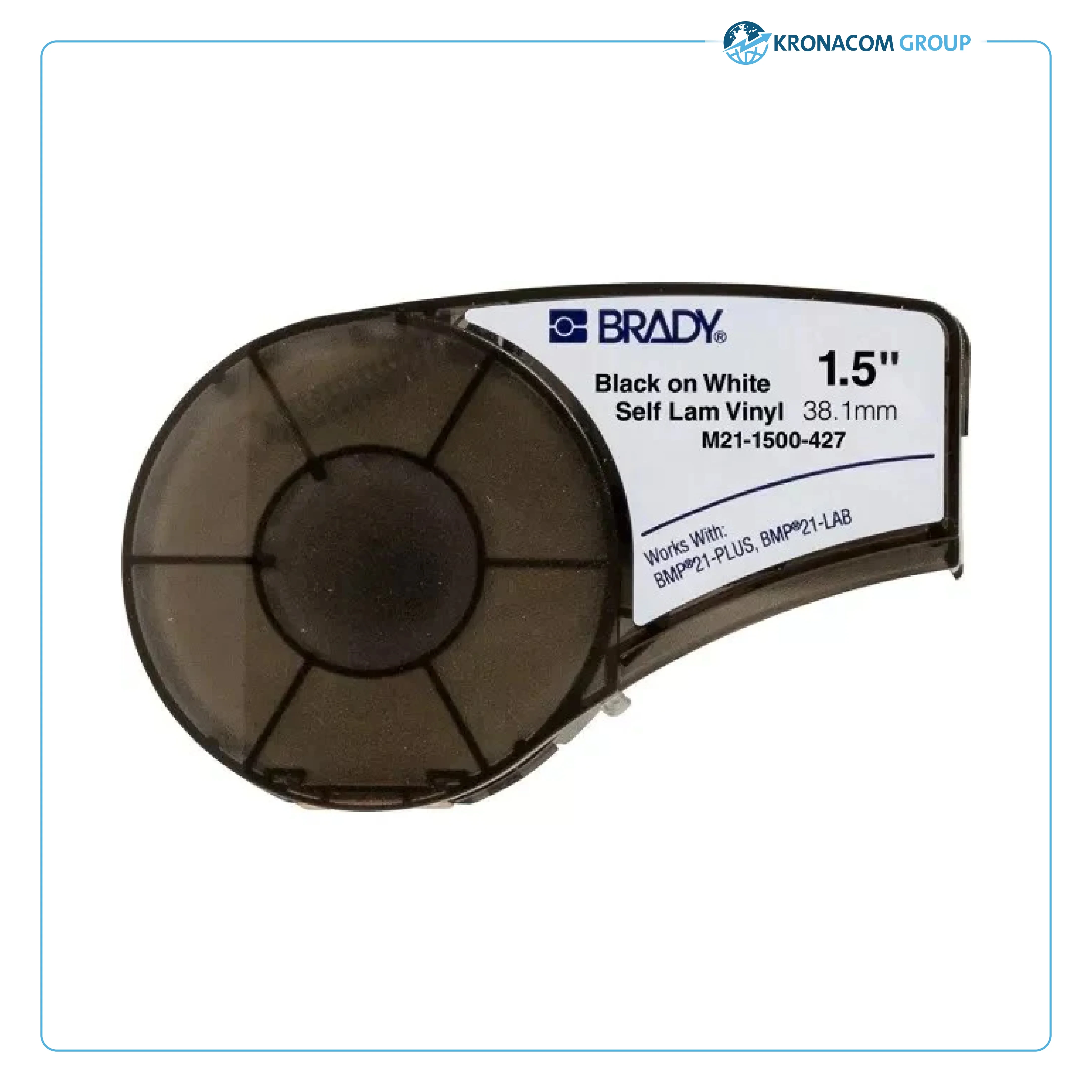 Etiquette vinyle BRADY M21-1500-427   (Recharge Brady)
